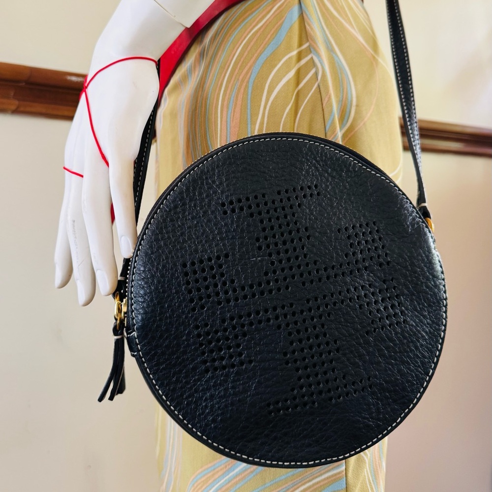 Tory Burch Perforated Logo Round Cross-Body